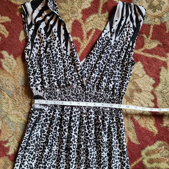 🍂Animal print zebra leopard maxi dress - Picture 3 of 12